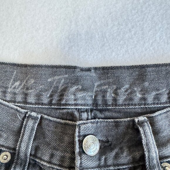 FREE PEOPLE We The Free Blossom Rigid High Rise Skinny Jeans in Black Sz. 27 - Picture 5 of 14